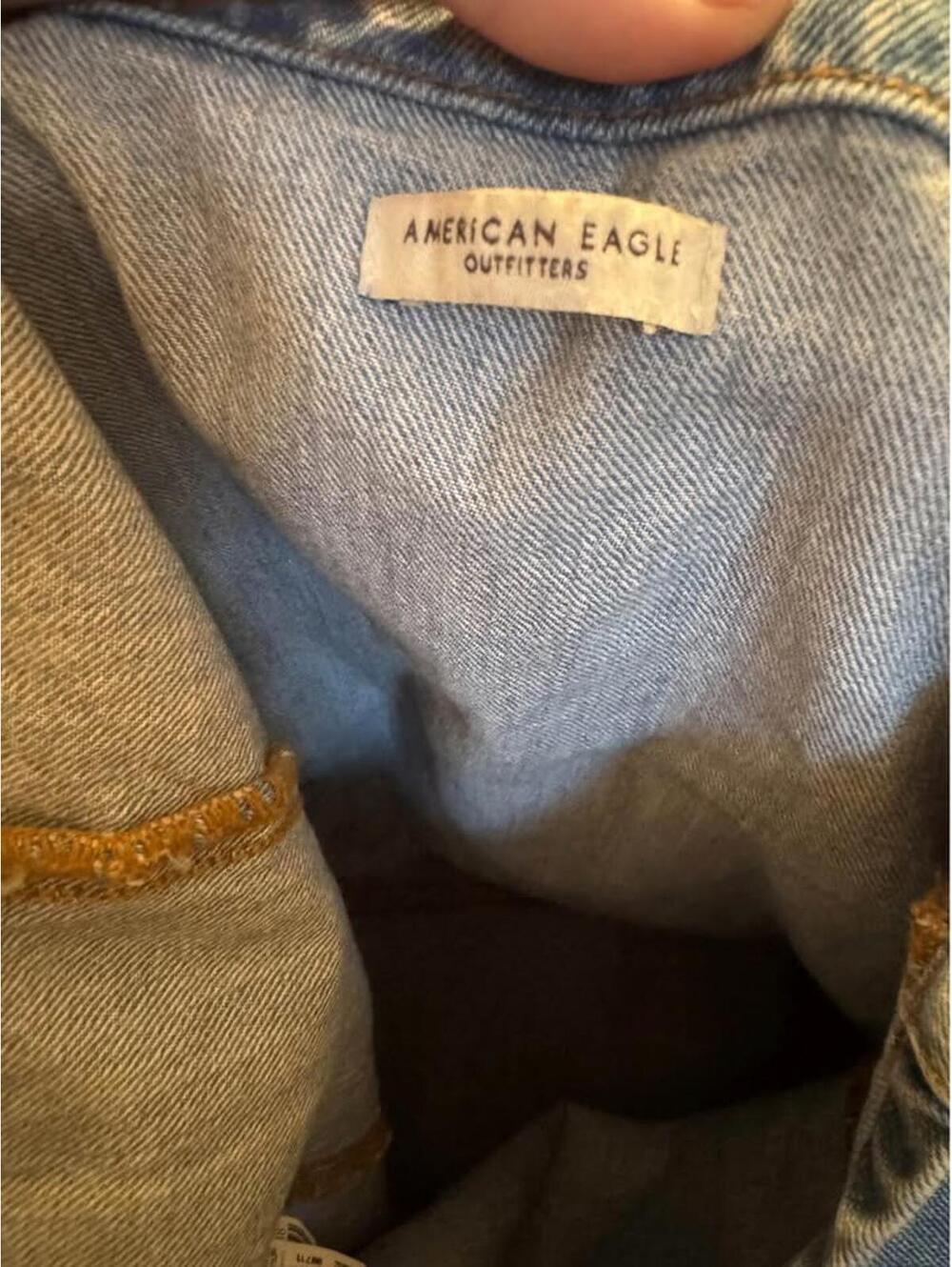 American Eagle Denim Smiley Shoulder Bag - Picture 3 of 4